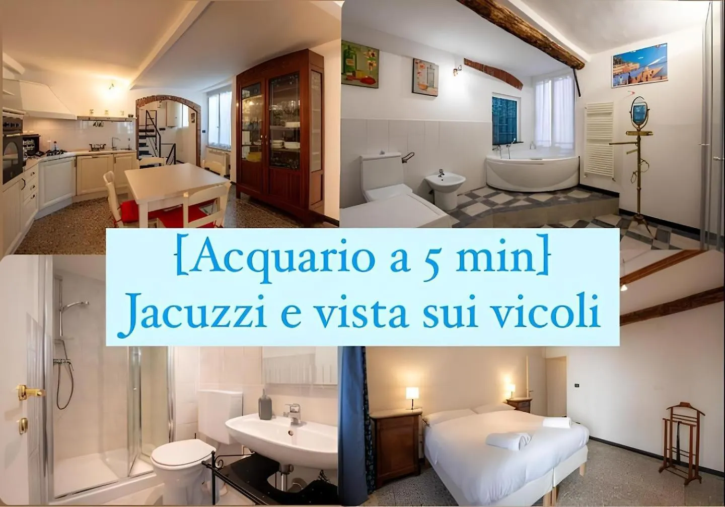 Acquario A 5 Min - Jacuzzi E Vista Sui Vicoli Apartment Genoa
